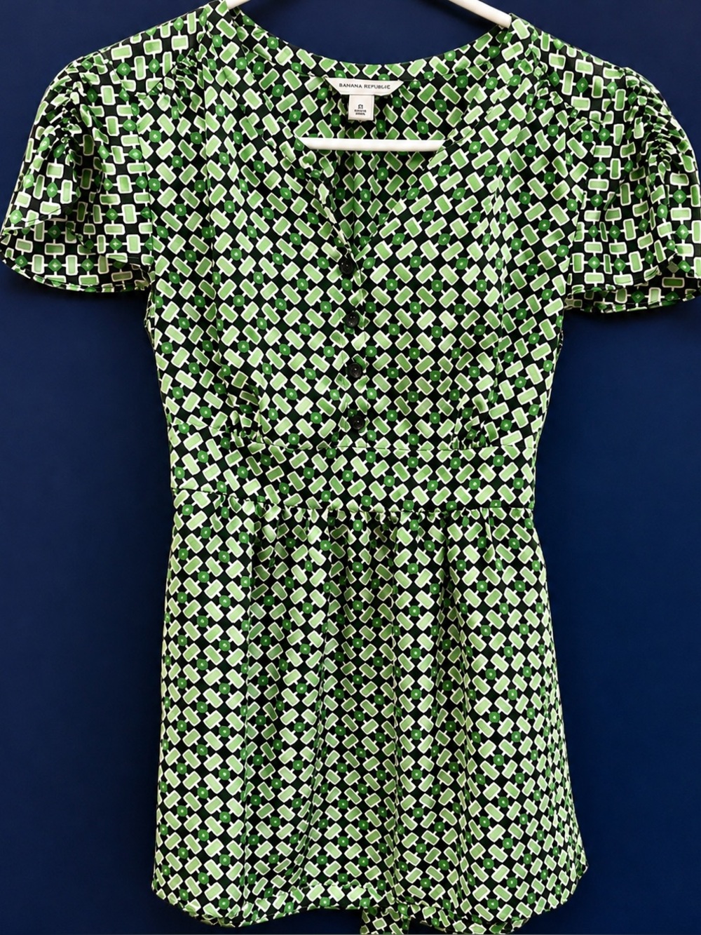 Banana Republic geometric print top